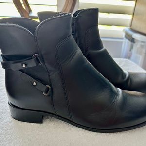 LA CANADIENNE SHARON Black Leather Boots 8.5M